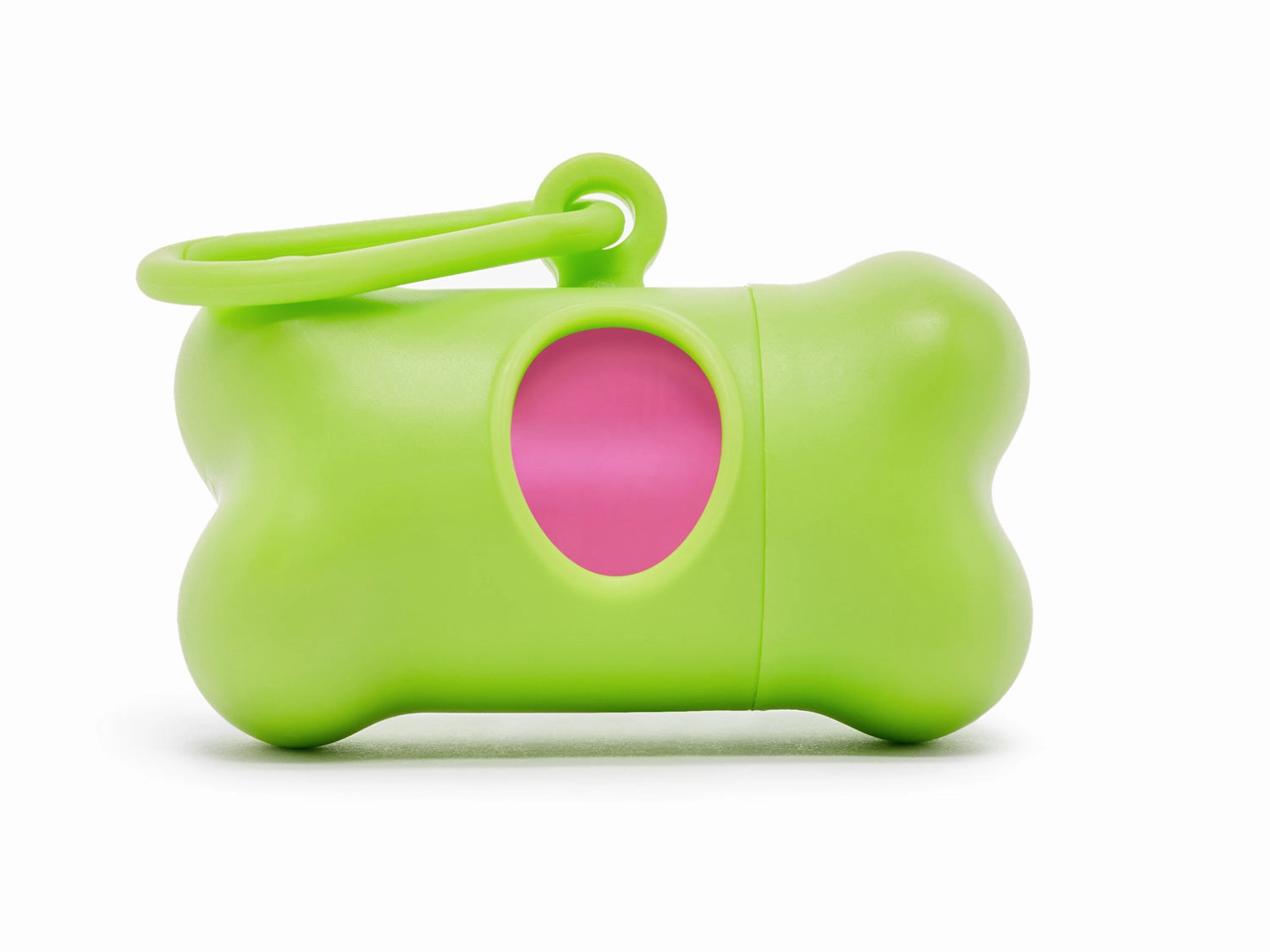 60-Count Modern Kanine Dog Waste Bags, Dispenser with 3 Refill Rolls in Green Pink