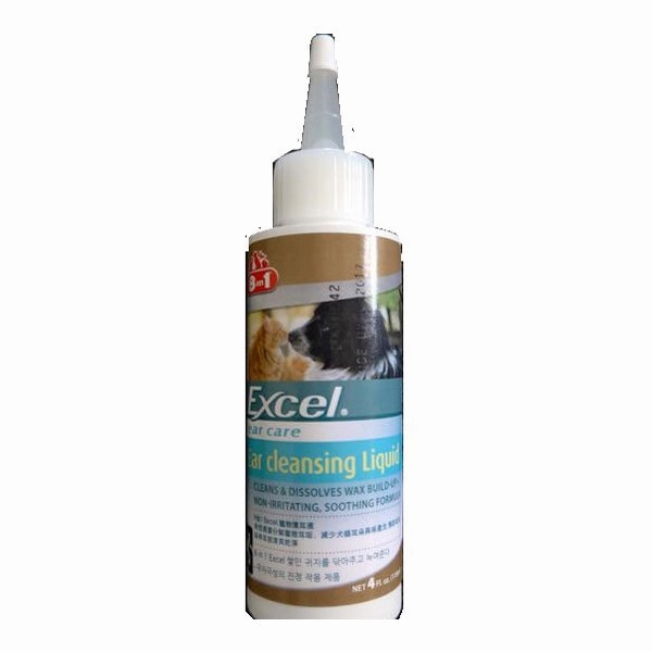 8 in 1 Excel Ear Cleansing Liquid for Dogs & Cats 4oz food toppers for dogs,dog gravy,dog flavor boost