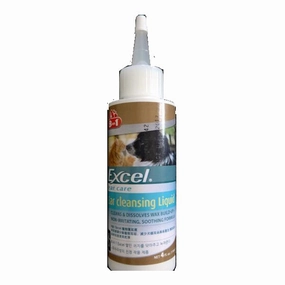 8 in 1 Excel Ear Cleansing Liquid for Dogs & Cats 4oz food toppers for dogs,dog gravy,dog flavor boost