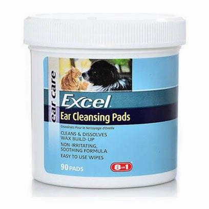 8 in 1 Excel Ear Cleansing Pads for Dogs & Cats 90pcs food toppers for dogs,dog gravy,dog flavor boost