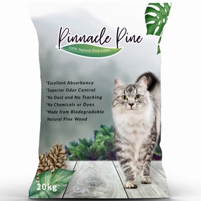 '10% OFF/BUNDLE DEAL': Pinnacle Natural Pine Litter 20kg clumping cat litter,natural cat litter,dust free cat litter