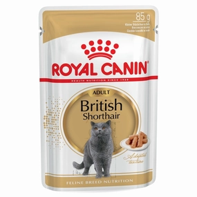 $11 OFF: Royal Canin British Shorthair Adult Pouch Cat Food 85g x 12 cat general supplies cat toys cat grooming cat food cat litter