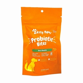 $3 OFF (Exp Jul 25): Zesty Paws Probiotic Bites Pumpkin Dog Supplement Trial Pack 10 chews digestive care dog food,urinary care cat food,sensitive stomach pet food