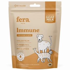 $5 OFF (Exp Sep 25): Fera Pets Immune Goat Milk Supplement Powder For Cats & Dogs 6.34oz digestive care dog food,urinary care cat food,sensitive stomach pet food