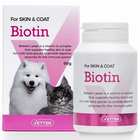 $8 OFF/BUNDLE DEAL (Exp 2Jul25): Vetter Biotin Skin & Coat Health Supplement for Cats & Dogs 90g small pet habitat,pet cage accessories,small animal home