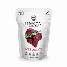 'BUNDLE DEAL': MEOW Wild Venison Grain-Free Freeze Dried Raw Cat Food 280g cat general supplies cat toys cat grooming cat food cat litter
