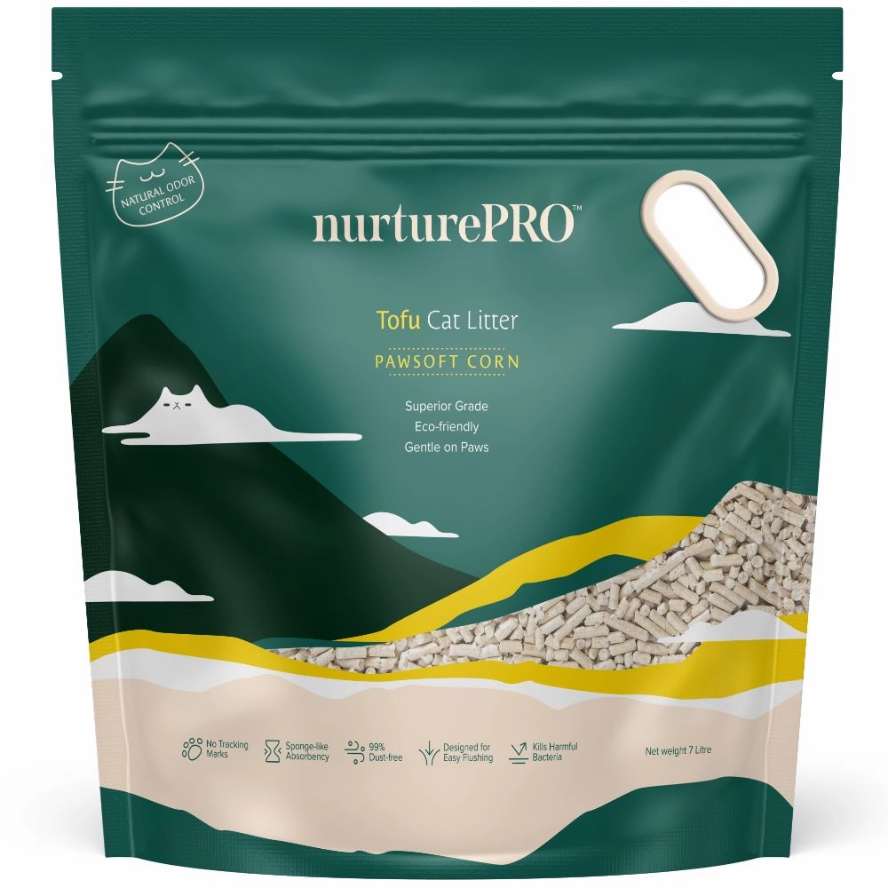 'BUNDLE DEAL': Nurture Pro Tofu Soya Cat Litter Corn 6L clumping cat litter,natural cat litter,dust free cat litter