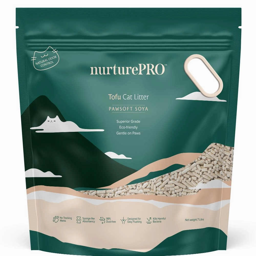 'BUNDLE DEAL': Nurture Pro Tofu Soya Cat Litter Original 6L clumping cat litter,natural cat litter,dust free cat litter
