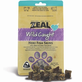 'BUNDLE DEAL': Zeal Free Range Naturals Hoki Fish Skins Cat & Dog Treats 125g cat general supplies cat toys cat grooming cat food cat litter