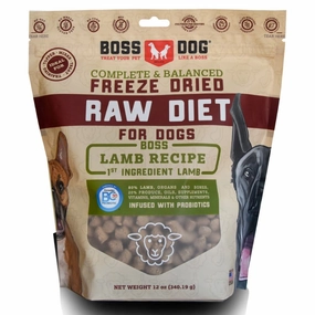 'BUNDLE DEAL w FREE FD TREATS': Boss Dog Lamb Grain-Free Freeze-Dried Raw Dog Food 12oz horse supplement horse vitamins animal probiotics livestock digestive aid horse immune booster