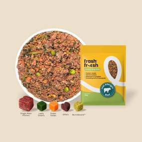 'FREE DEFROSTING TRAY': frashfresh Cooked Beef NutriAbsorb Frozen Dog Food 2.25kg raw pet food,frozen meat dog,raw feeding dog