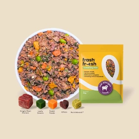 'FREE DEFROSTING TRAY': frashfresh Cooked Lamb NutriAbsorb Frozen Dog Food 2.25kg raw pet food,frozen meat dog,raw feeding dog