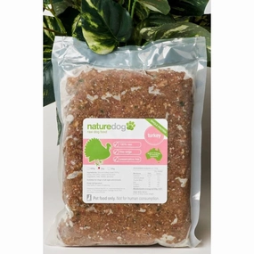 *FROZEN* Naturedog Raw Turkey Barf 500g pet clippers,dog grooming tool,fur trimmer