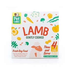*FROZEN* PetCubes Dog Frozen Gently Cooked Lamb 320g pet clippers,dog grooming tool,fur trimmer