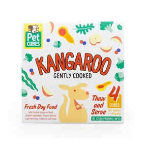 *FROZEN* PetCubes Dog Gently Cooked Premium Kangaroo 2.24kg (7 x 320g) pet clippers,dog grooming tool,fur trimmer