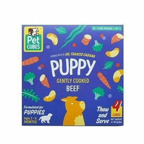 *FROZEN* Petcubes Puppy Frozen Gently Cooked Beef 320g pet clippers,dog grooming tool,fur trimmer