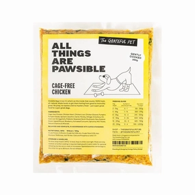 *FROZEN* The Grateful Pet Dog Gently Cooked Cage-Free Chicken 250g pet clippers,dog grooming tool,fur trimmer