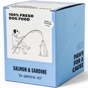 *FROZEN* The Grateful Pet Dog Gently Cooked Salmon & Sardine 2kg (250g x 8) pet clippers,dog grooming tool,fur trimmer