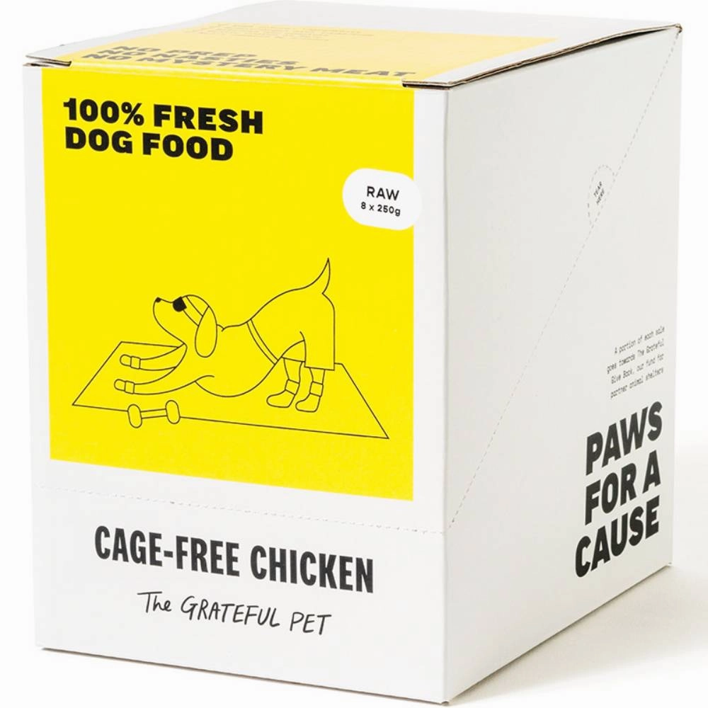 *FROZEN* The Grateful Pet Dog Raw Cage-Free Chicken 2kg (250g x 8) pet clippers,dog grooming tool,fur trimmer