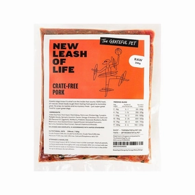 *FROZEN* The Grateful Pet Dog Raw Crate-Free Pork 250g pet clippers,dog grooming tool,fur trimmer
