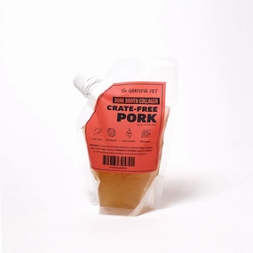 *FROZEN* The Grateful Pet Dogs & Cats Bone Broth Collagen Crate-Free Pork 240ml pet clippers,dog grooming tool,fur trimmer