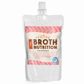*FROZEN* Underdog Crafted Broth Pork 350ml pet clippers,dog grooming tool,fur trimmer