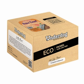 *FROZEN* Underdog Dog Raw Beef Complete and Balanced 3kg (150g x 20) pet clippers,dog grooming tool,fur trimmer