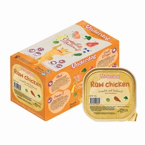 *FROZEN* Underdog Dog Raw Chicken Complete and Balanced 1.2kg (150g x 8) pet clippers,dog grooming tool,fur trimmer