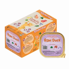 *FROZEN* Underdog Dog Raw Duck Complete and Balanced 1.2kg (150g x 8) pet clippers,dog grooming tool,fur trimmer