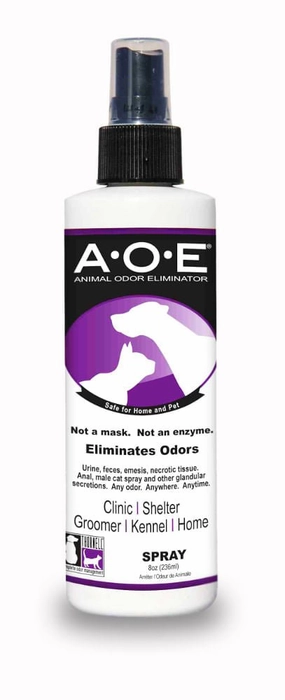 A.O.E. Animal Odor Eliminator cat odor control,cat litter deodorizer,cat cleaning wipes