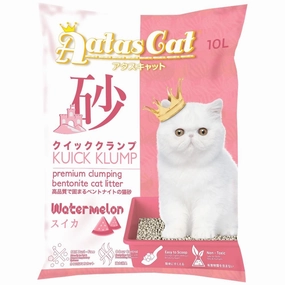Aatas Cat Kuick Klump Bentonite Cat Litter Watermelon 10L clumping cat litter,natural cat litter,dust free cat litter