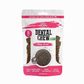 Absolute Holistic Dog Boost Dental Chew Chia Seed 160g dental dog chews,vet approved chews,teeth cleaning treats