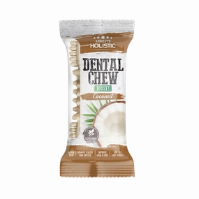 Absolute Holistic Dog Boost Dental Chew Coconut 25g (4") dental dog chews,vet approved chews,teeth cleaning treats
