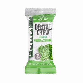 Absolute Holistic Dog Boost Dental Chew Kale 25g (4") dental dog chews,vet approved chews,teeth cleaning treats