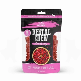 Absolute Holistic Dog Grain-Free Dental Chew Cranberry Petite 160g dental dog chews,vet approved chews,teeth cleaning treats