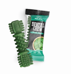 Absolute Holistic Dog Grain-Free Dental Chew Fresh Mint 25g (4") dental dog chews,vet approved chews,teeth cleaning treats