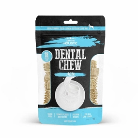 Absolute Holistic Dog Grain-Free Dental Chew Milk Petite 160g dental dog chews,vet approved chews,teeth cleaning treats