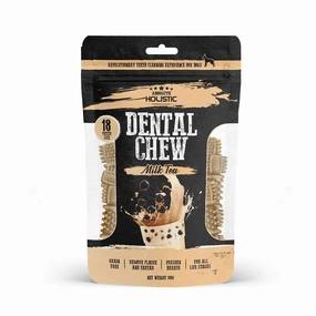 Absolute Holistic Dog Grain-Free Dental Chew Milk Tea Petite 160g dental dog chews,vet approved chews,teeth cleaning treats