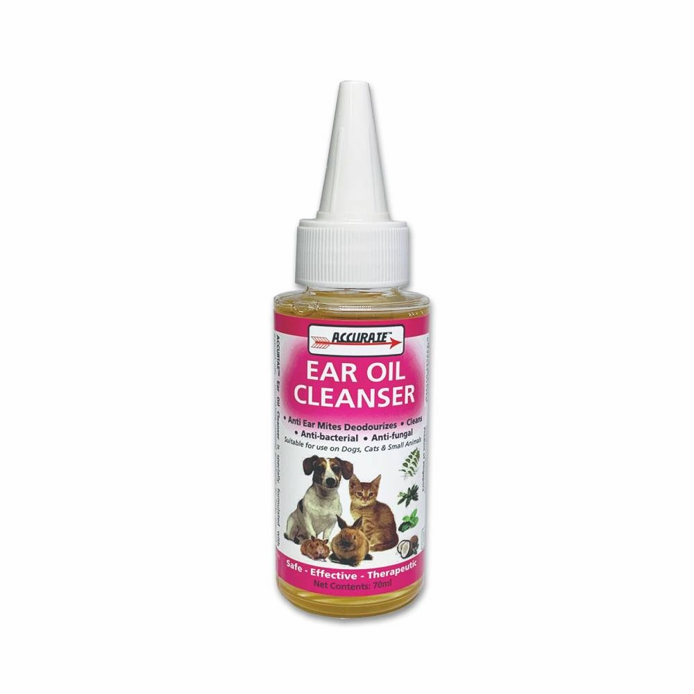 Accurate Ear Drops & Cleanser for Dogs, Cats & Small Animals 70ml food toppers for dogs,dog gravy,dog flavor boost