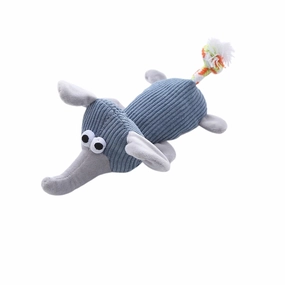 Adorable Animal Design Dog Plush Toy (Elephant) - 21cm durable dog toy,rope chew toy,interactive dog toy