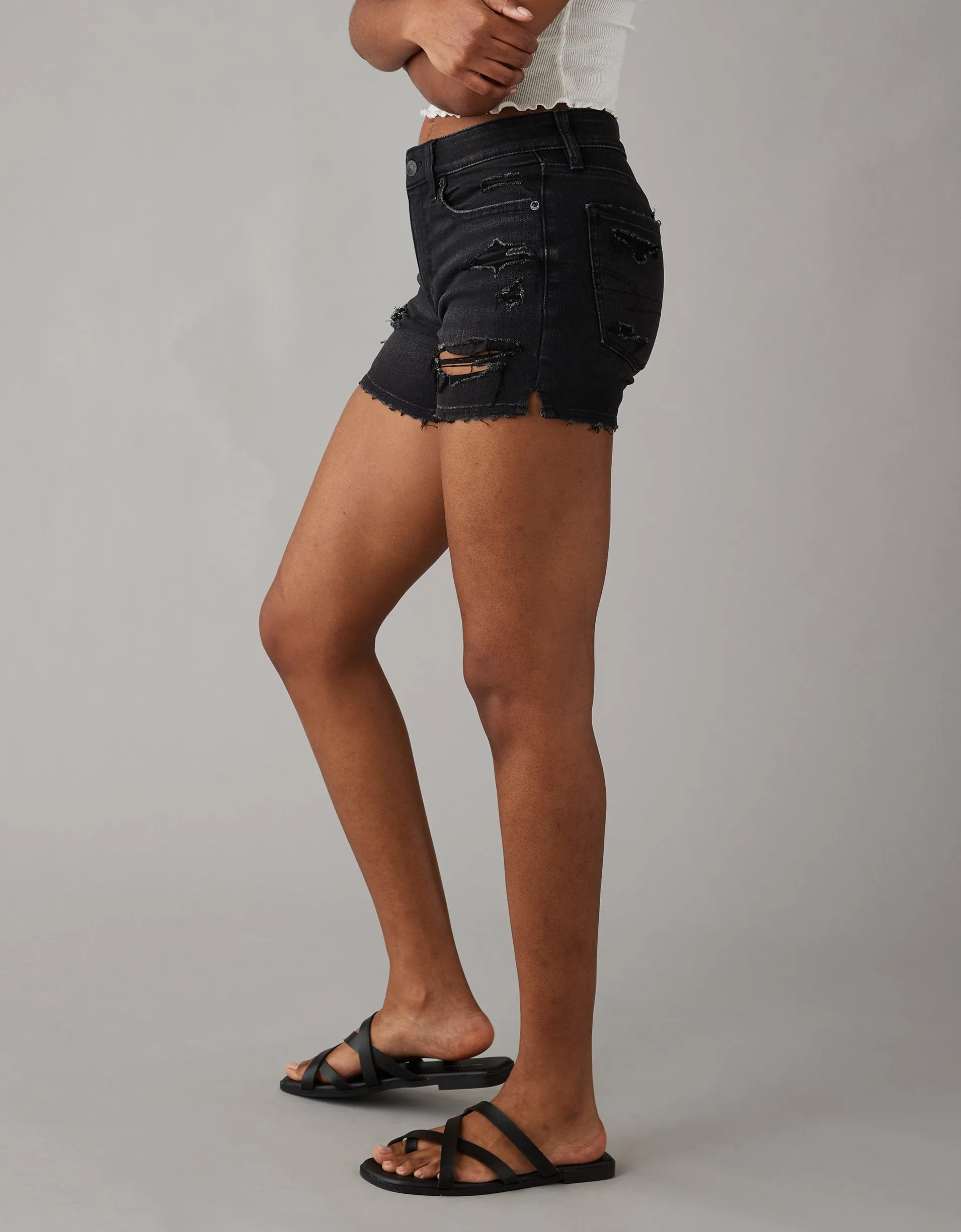 AE Next Level Denim Midi Short