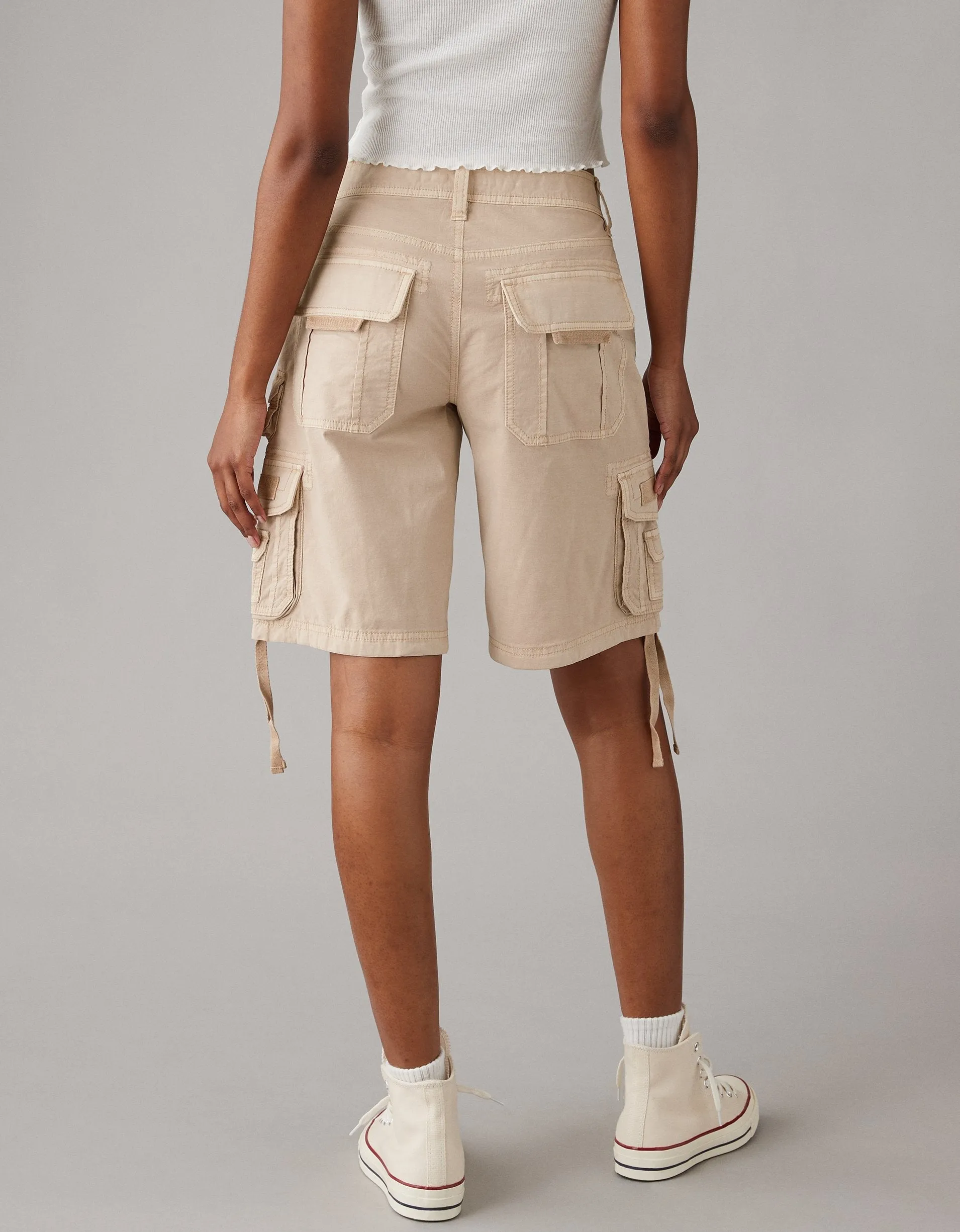 AE Snappy Stretch Low-Rise Baggy Bermuda Cargo Short