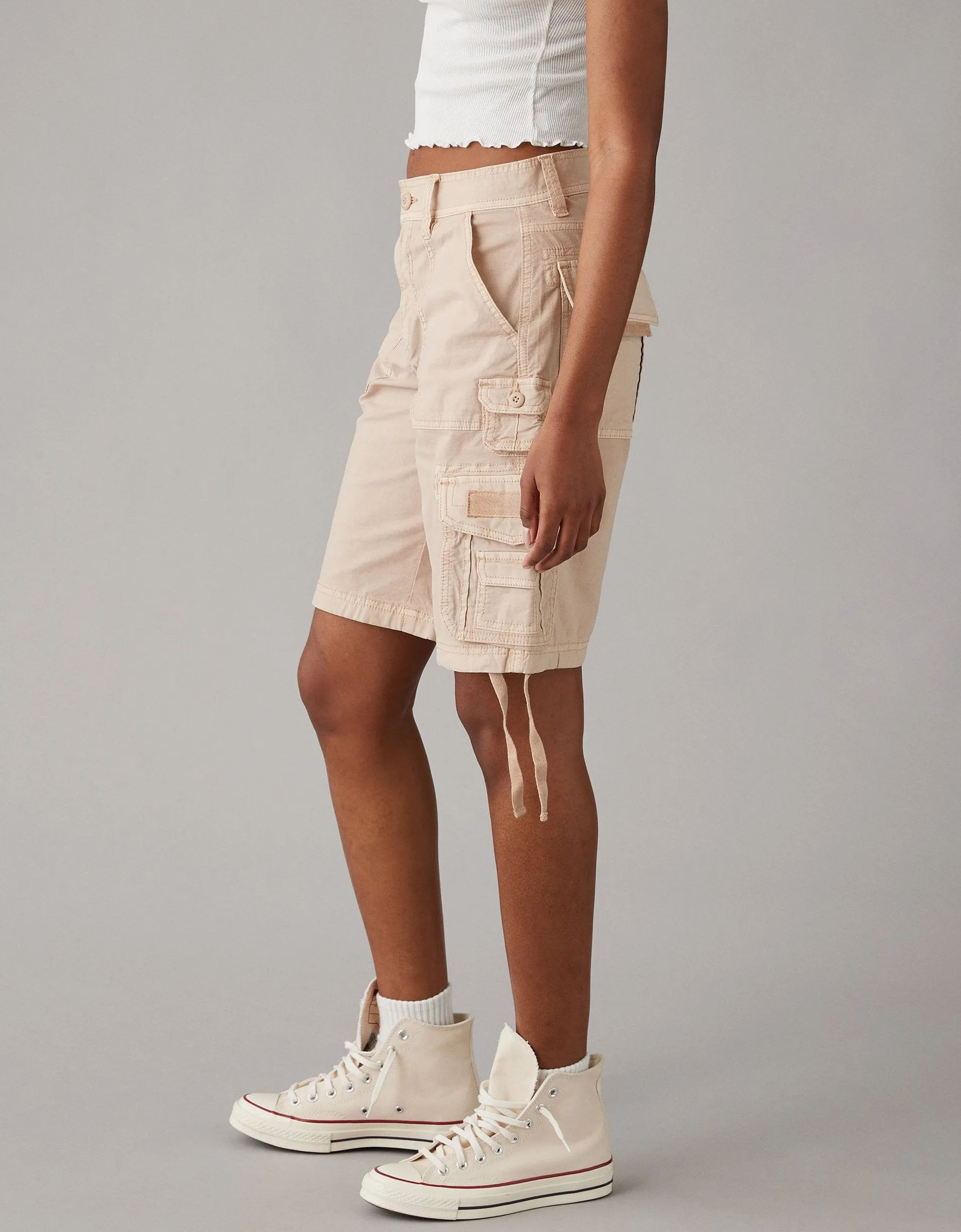 AE Snappy Stretch Low-Rise Baggy Bermuda Cargo Short