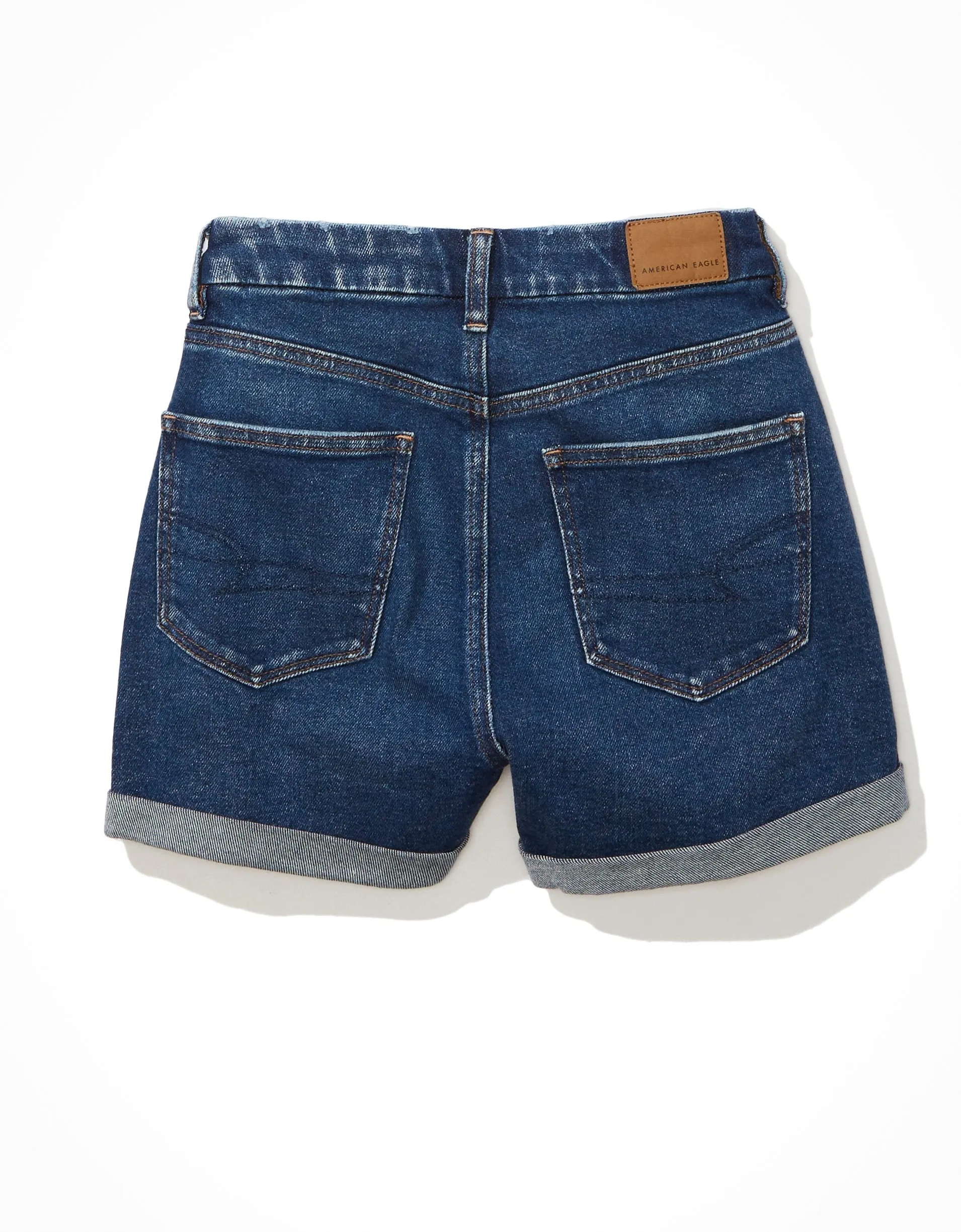 AE Stretch Curvy Denim Mom Shorts