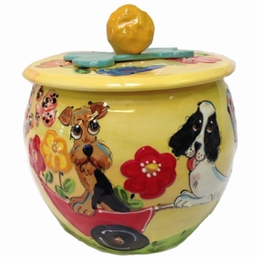 Airedale Terrier 4 Dog Treat Jar pet apparel,dog hoodie,fashionable pet wear