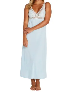 Alissa Tank Nightgown In Starlight Blue