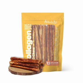 Altimate Pet Dog Collagen Chews Healthy Skin & Coat - Salmon Collagen Stick 13pcs dental dog chews,vet approved chews,teeth cleaning treats