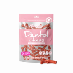 Altimate Pet Dog Dental Chews Infused with Cranberry Extract - Toothbrush Mini 26pcs dental dog chews,vet approved chews,teeth cleaning treats
