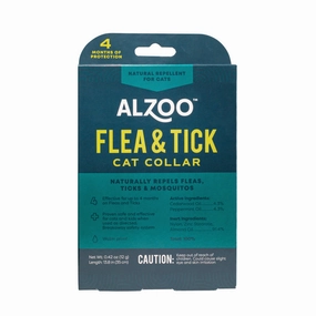 Alzoo Natural F&T Collar Cats cat toys and food,complete cat care,all in one cat kit