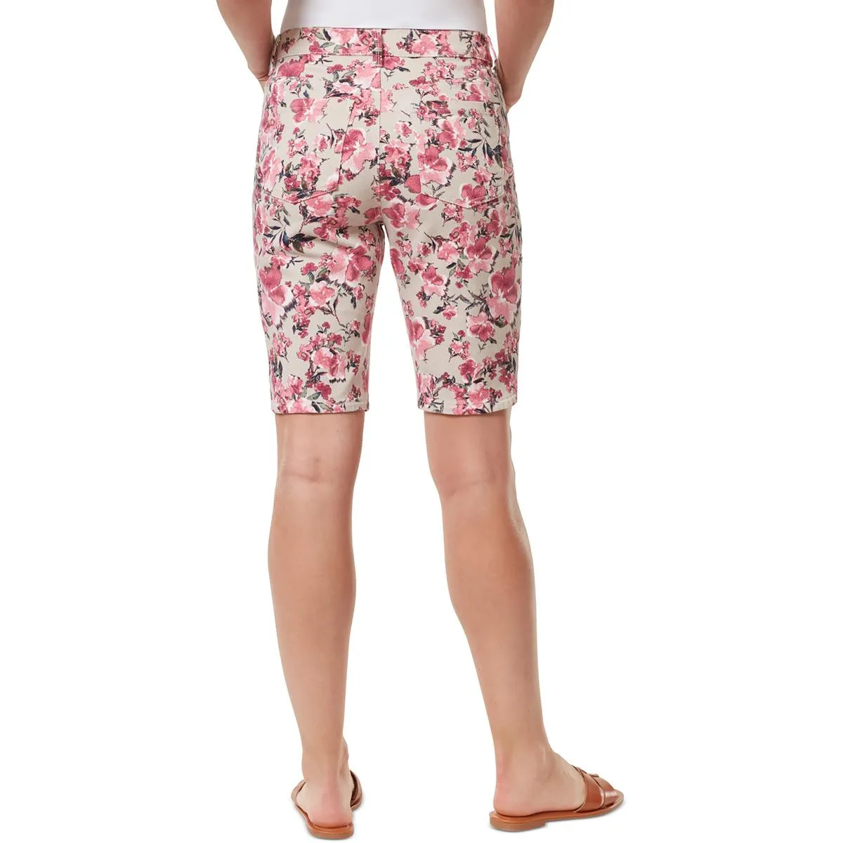 Amanda Womens Denim Bermuda Shorts